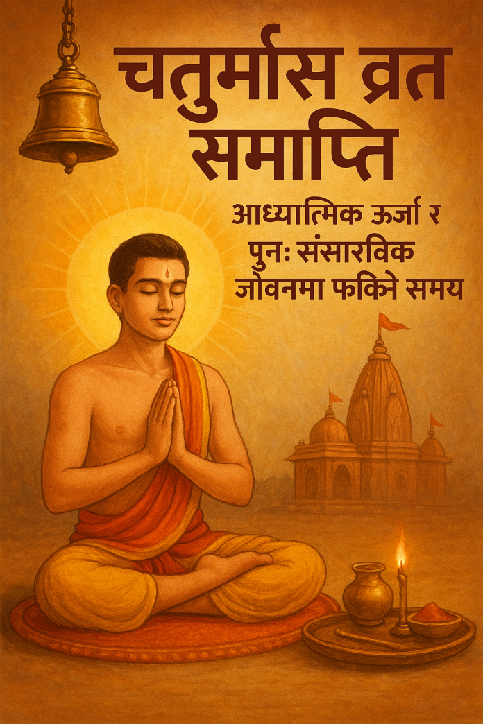 चतुर्मास व्रत समाप्ति हिन्दू धर्मको एक अत्यन्त पवित्र र प्रतीकात्मक क्षण हो।