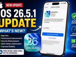 Apple Releases iOS 26.5.1 Update